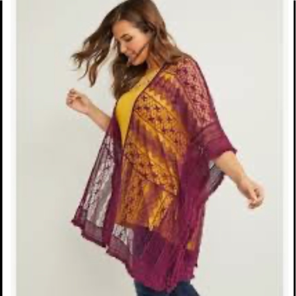 Lane Bryant overpiece one size